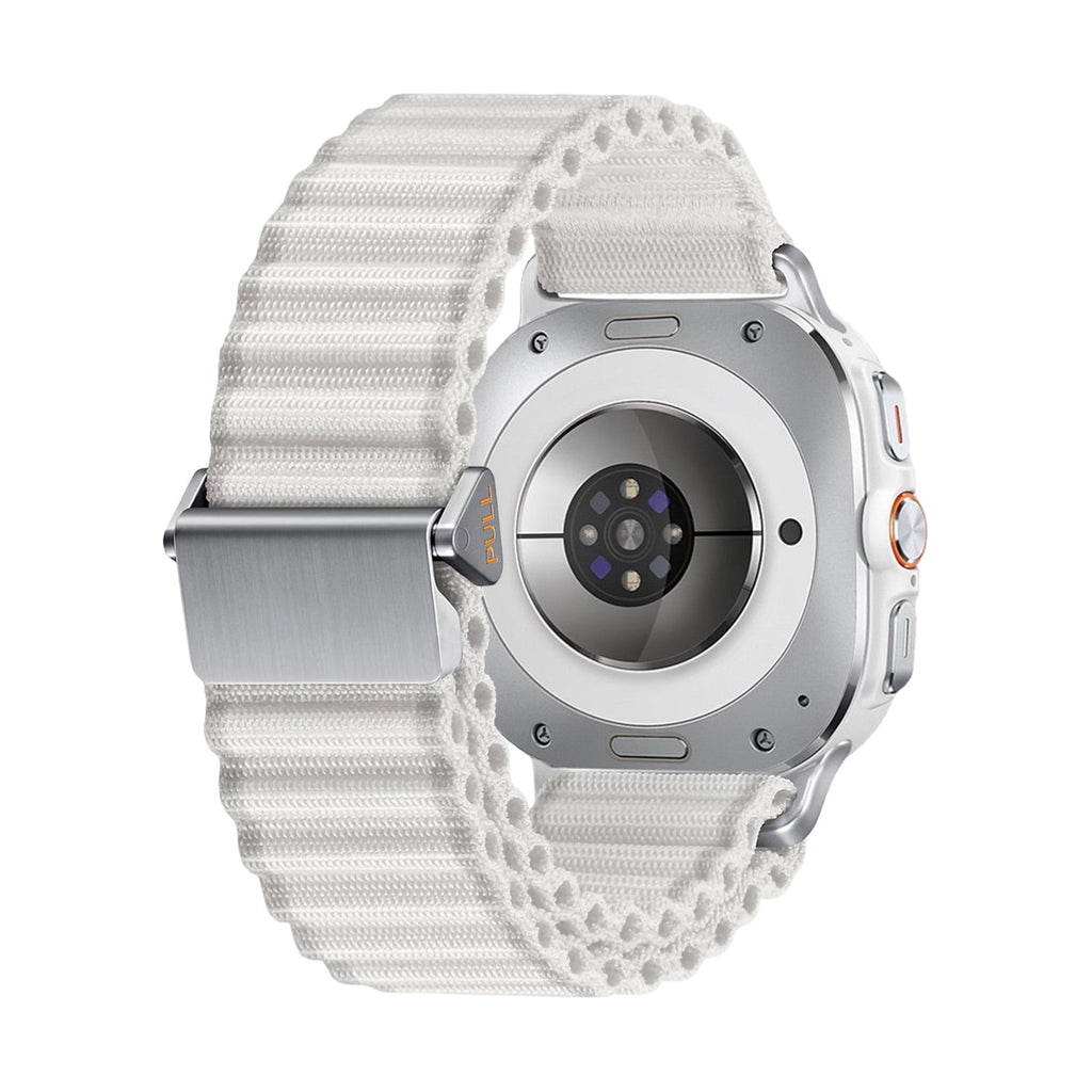 Bracelet en nylon sport aventure, incassable, pour montre connectée, pour Samsung Galaxy Watch Ultra, modèle Lixo - La Boutique du Bracelet