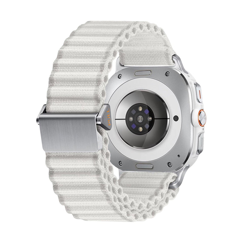 Bracelet en nylon sport aventure, incassable, pour montre connectée, pour Samsung Galaxy Watch Ultra, modèle Lixo - La Boutique du Bracelet