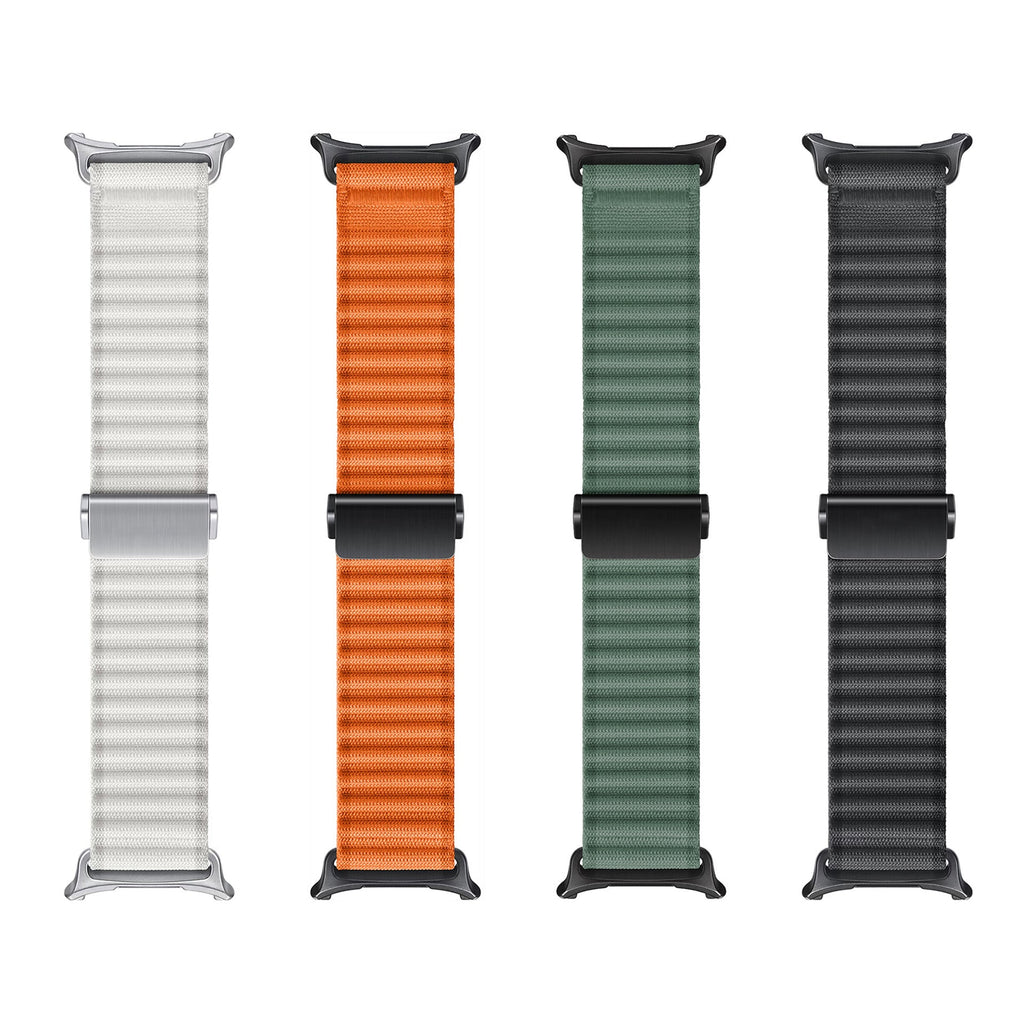 Bracelet en nylon sport aventure, incassable, pour montre connectée, pour Samsung Galaxy Watch Ultra, modèle Lixo - La Boutique du Bracelet