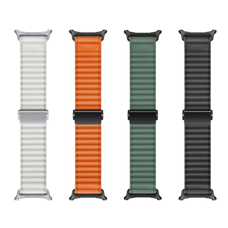 Bracelet en nylon sport aventure, incassable, pour montre connectée, pour Samsung Galaxy Watch Ultra, modèle Lixo - La Boutique du Bracelet