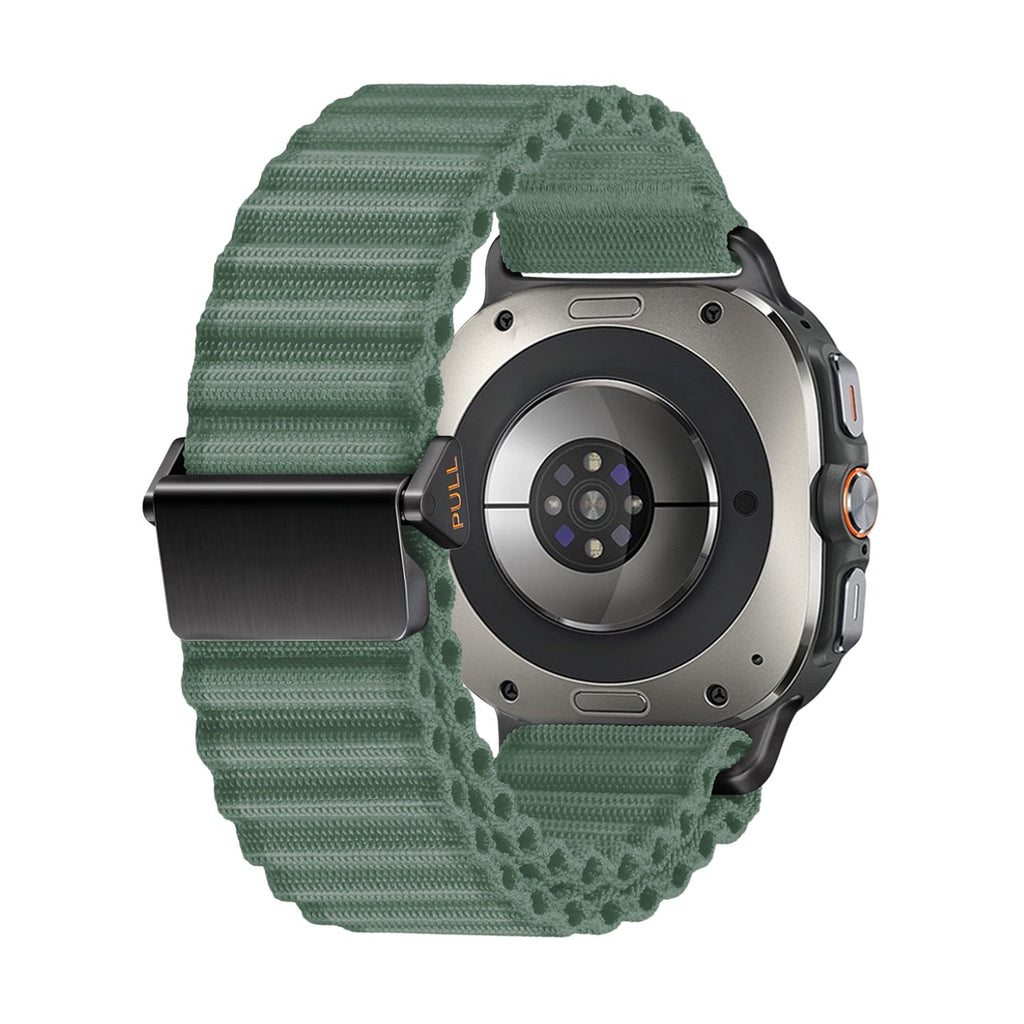 Bracelet en nylon sport aventure, incassable, pour montre connectée, pour Samsung Galaxy Watch Ultra, modèle Lixo - La Boutique du Bracelet