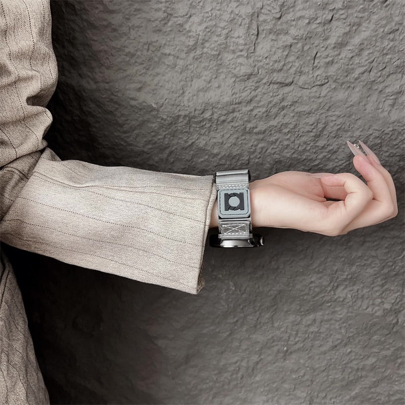 Bracelet en nylon tactique, pour montre connectée, fermoir coulissant, pour Samsung Galaxy Watch, modèle Kadox - La Boutique du Bracelet