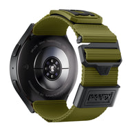 Bracelet en nylon tactique, pour montre connectée, fermoir coulissant, pour Samsung Galaxy Watch, modèle Kadox - La Boutique du Bracelet