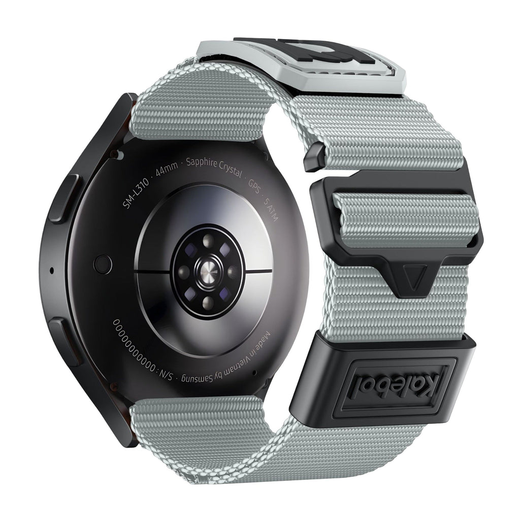 Bracelet en nylon tactique, pour montre connectée, fermoir coulissant, pour Samsung Galaxy Watch, modèle Kadox - La Boutique du Bracelet