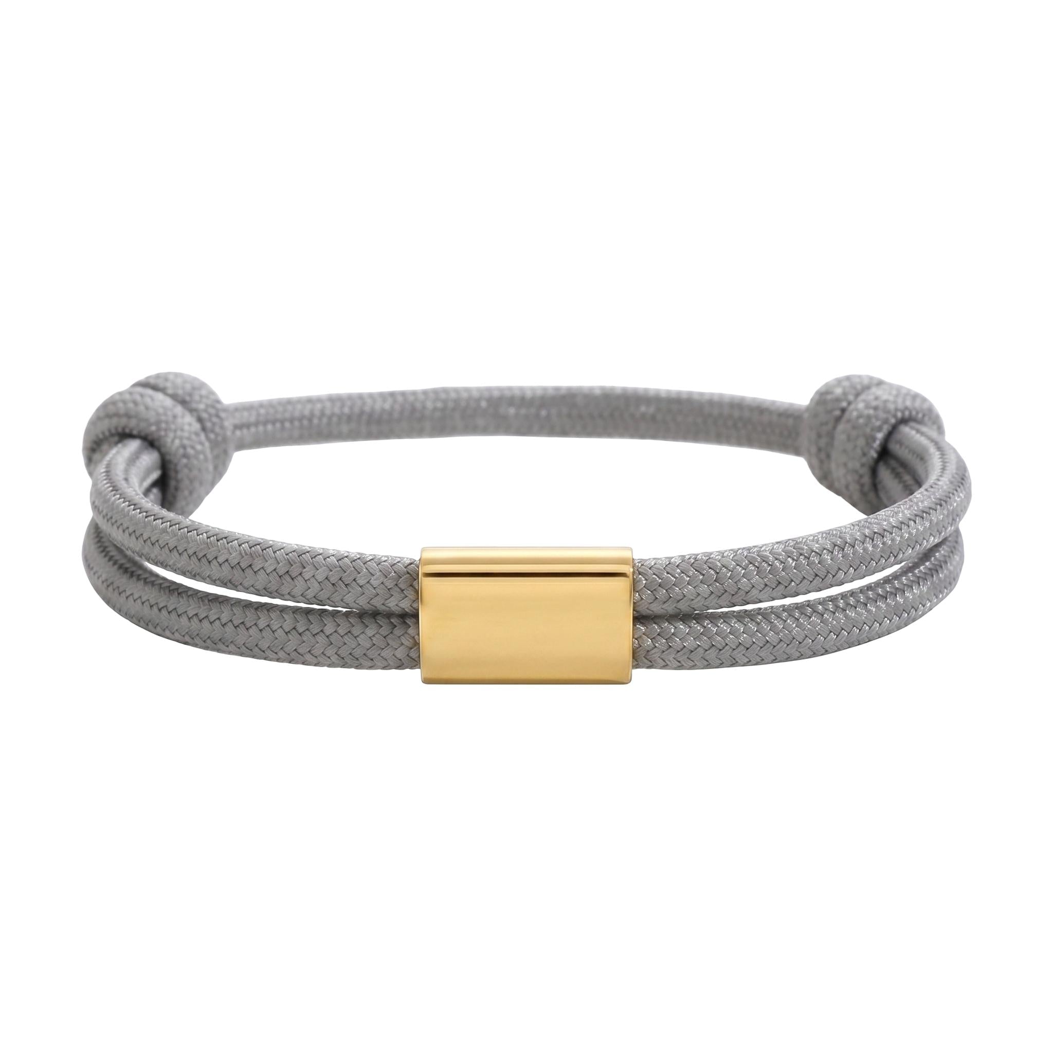 Bracelet en nylon tressé, plaque en acier inoxydable personnalisable, bijou ajustable, idée cadeau facile homme et femme, modèle Veyron