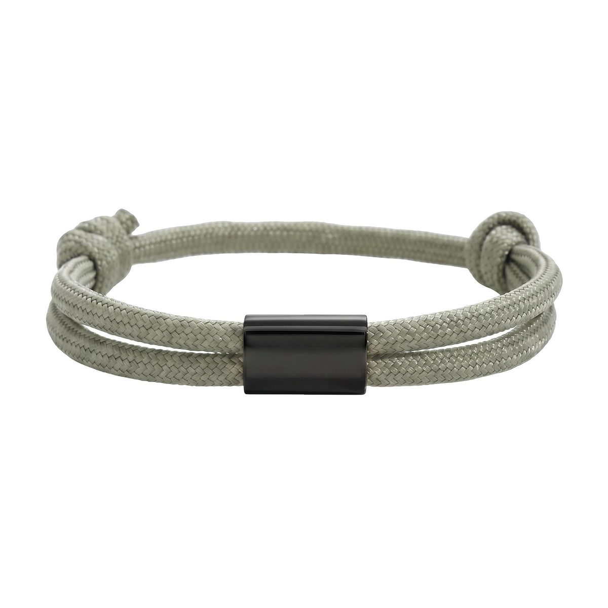 Customizable paracord bracelet, engravable stainless steel plate, adjustable, Veyron model
