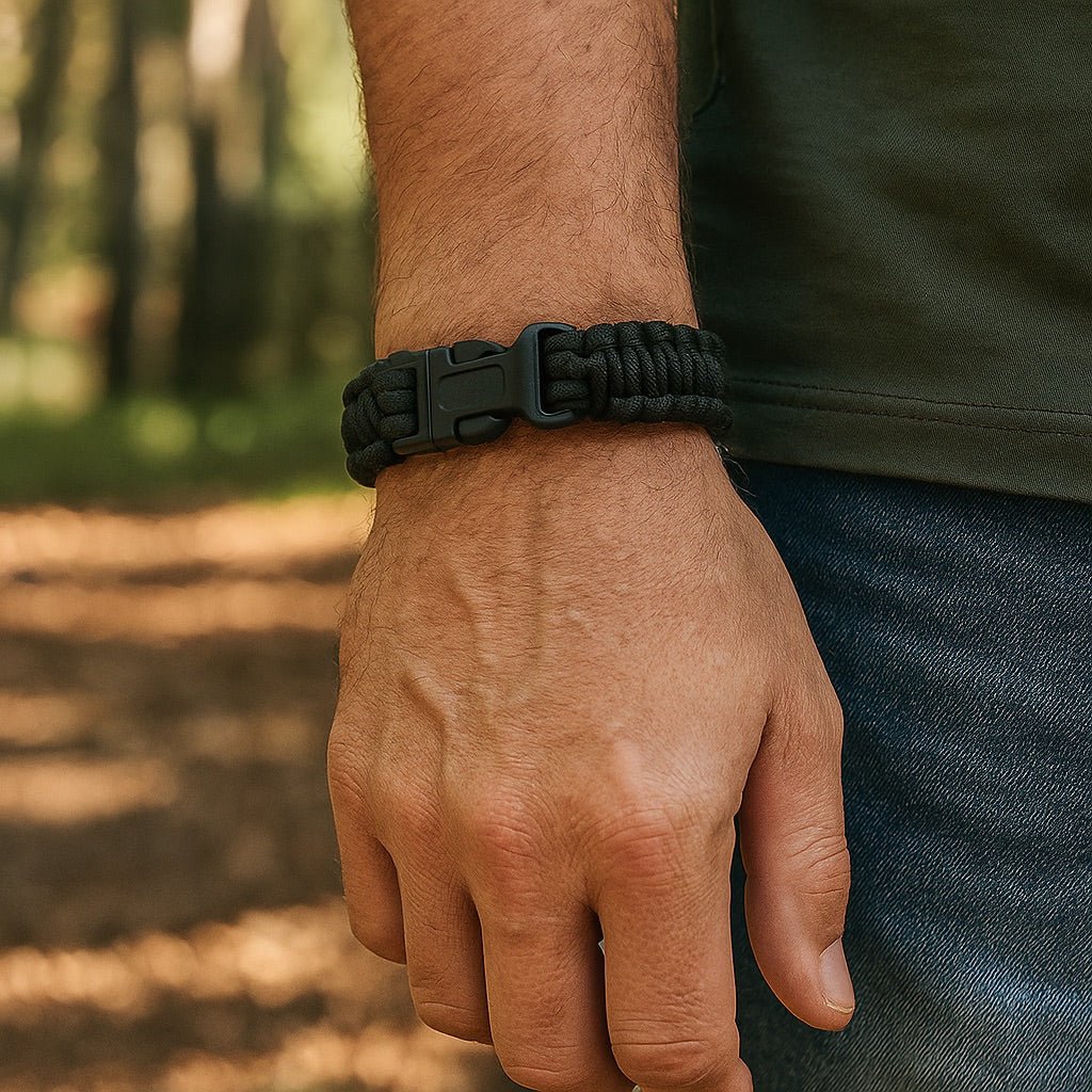 Bracelet en paracorde multifonction, bracelet de survie pour randonnée et aventure, corde déployable, modèle Simio - La Boutique du Bracelet