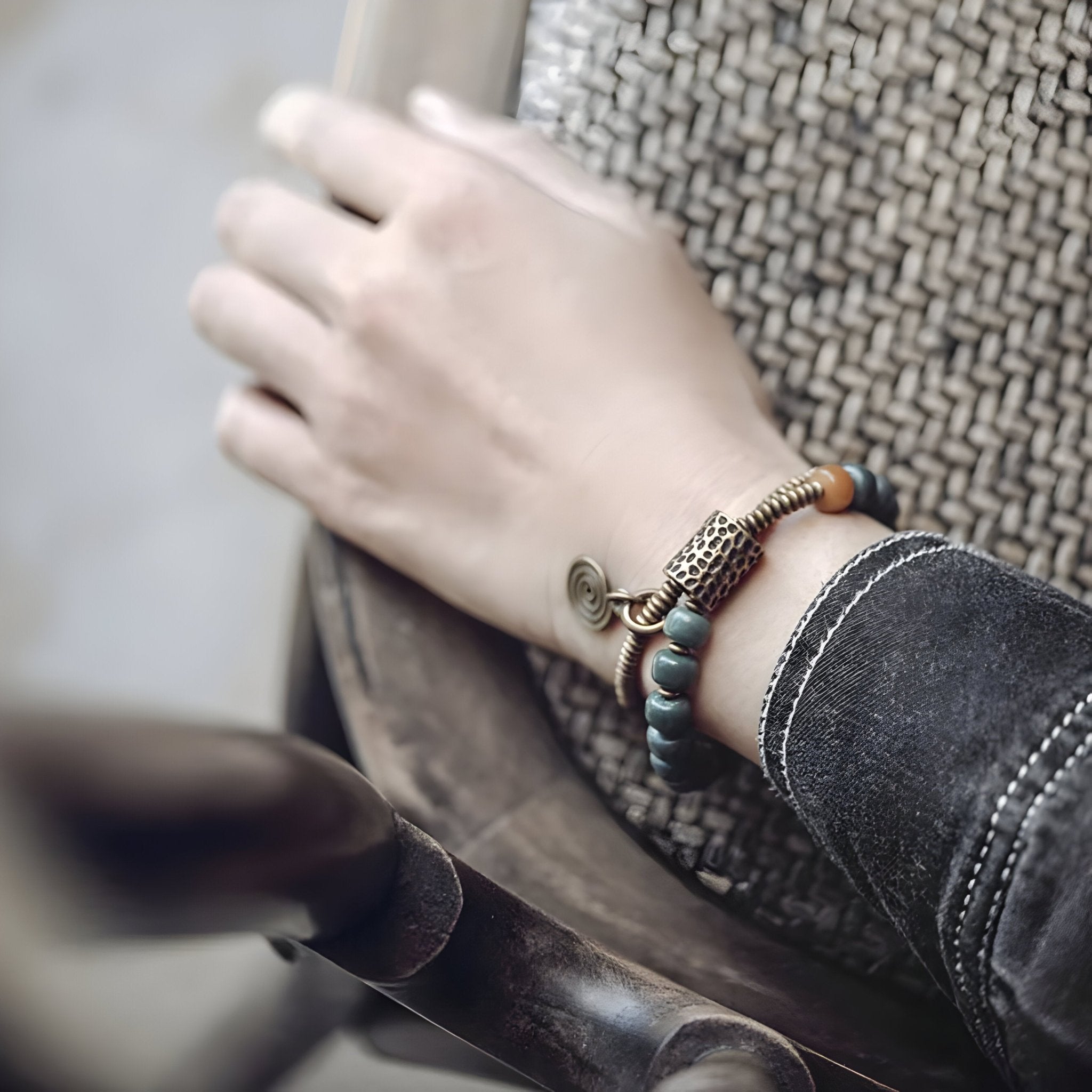 Bracelet en perles de Bodhi, symbole de sagesse, pour femme, modèle Tia - La Boutique du Bracelet