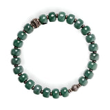 Bracelet en perles de Bodhi vertes, mixte, modèle Dali - La Boutique du Bracelet