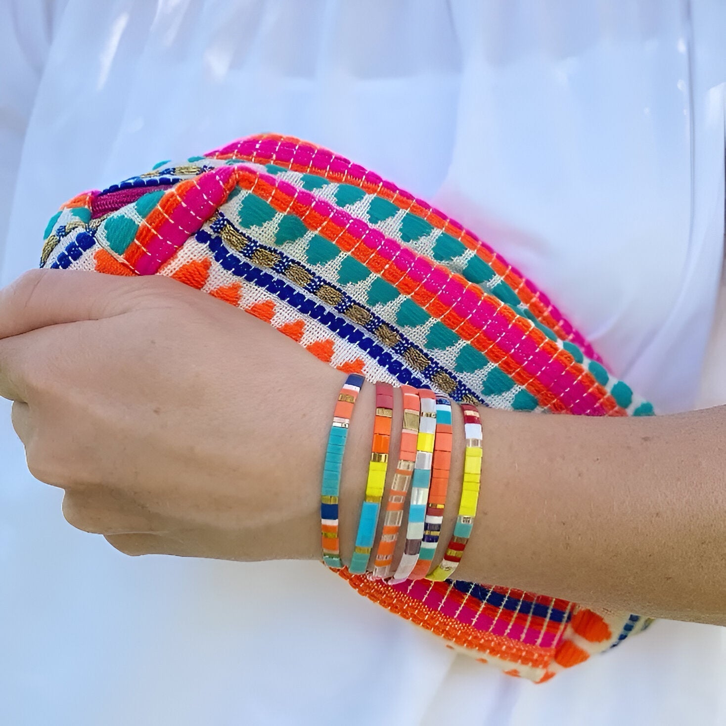 Bracelet en perles du Japon, pour femme, modèle Aina - La Boutique du Bracelet