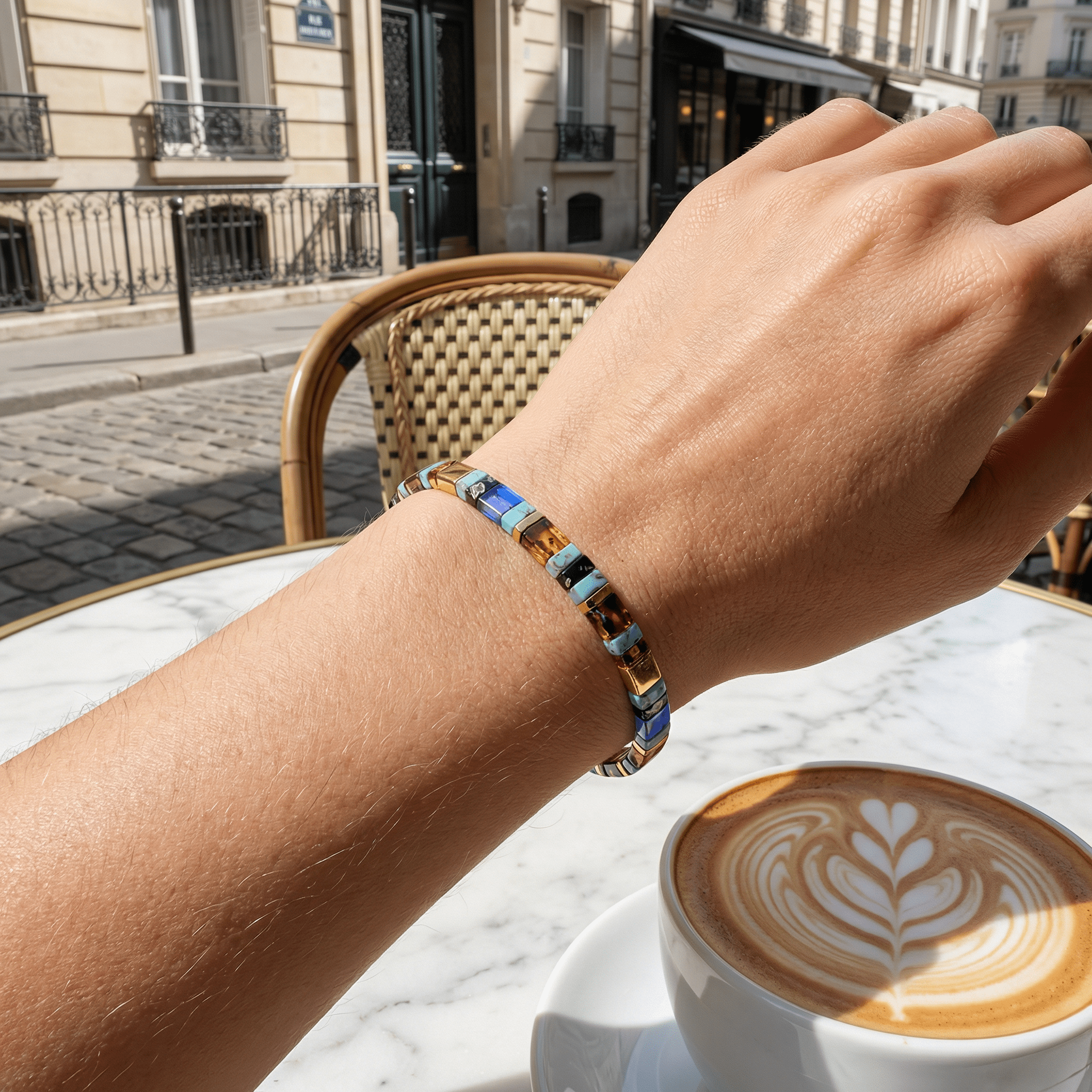 Bracelet en perles du Japon, pour femme, modèle Rina