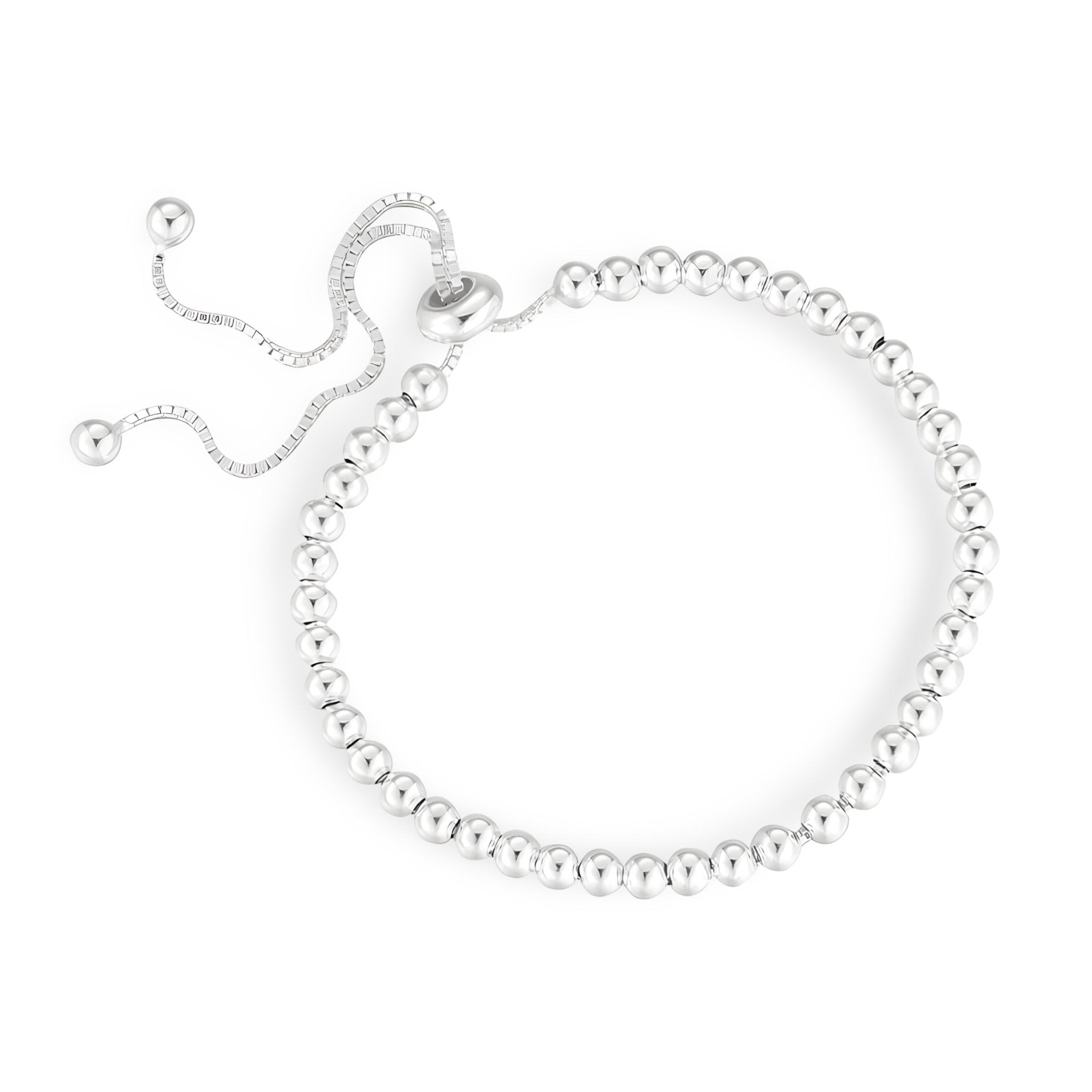 Bracelet en perles en argent sterling, pour femme, modèle Wendi - La Boutique du Bracelet