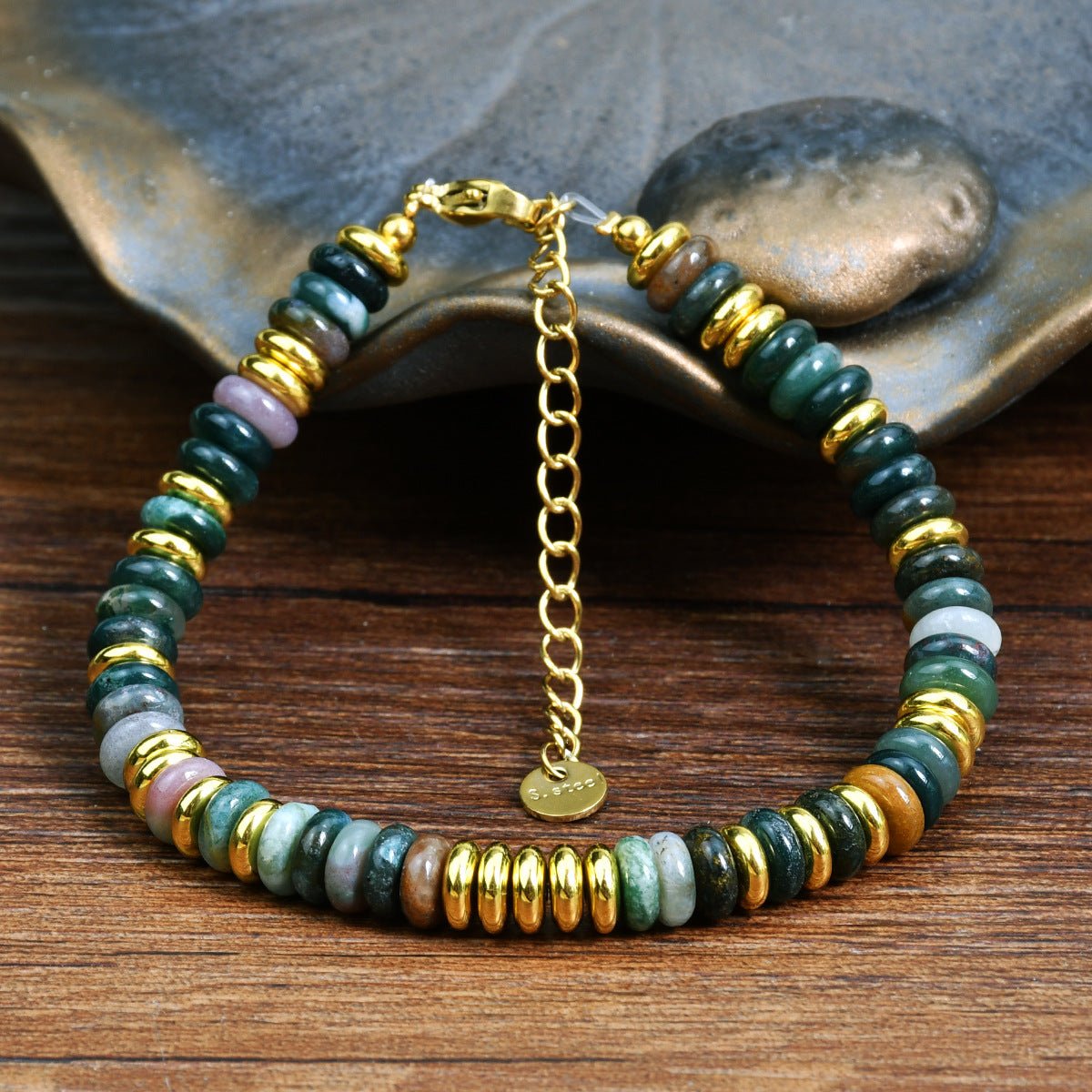 Bracelet en pierres de cristal, look coloré, pour femme, modèle Termi - La Boutique du Bracelet