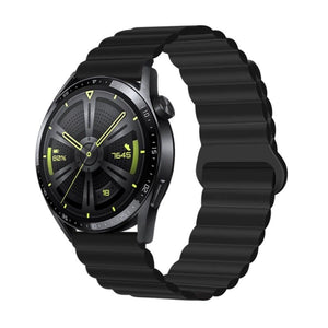 Bracelet en silicone, fermoir magnétique, pour montre connectée Samsung Galaxy Watch, modèle Vaelan - La Boutique du Bracelet