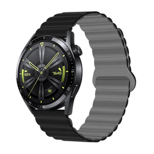 Bracelet en silicone, fermoir magnétique, pour montre connectée Samsung Galaxy Watch, modèle Vaelan - La Boutique du Bracelet