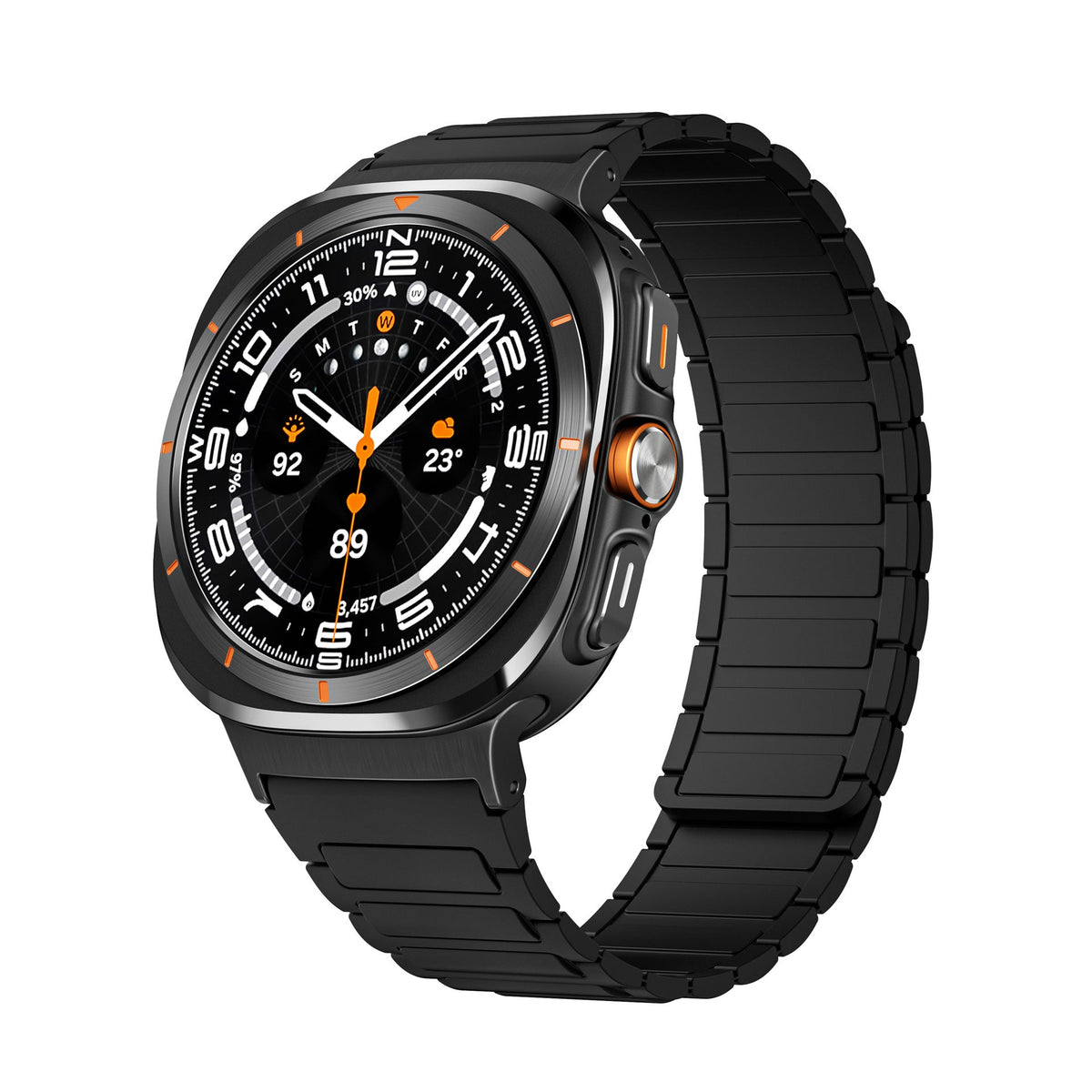 Bracelet en silicone magnétique, nouveau design, pour montre connectée, pour Samsung Galaxy Watch Ultra, modèle Nisto - La Boutique du Bracelet