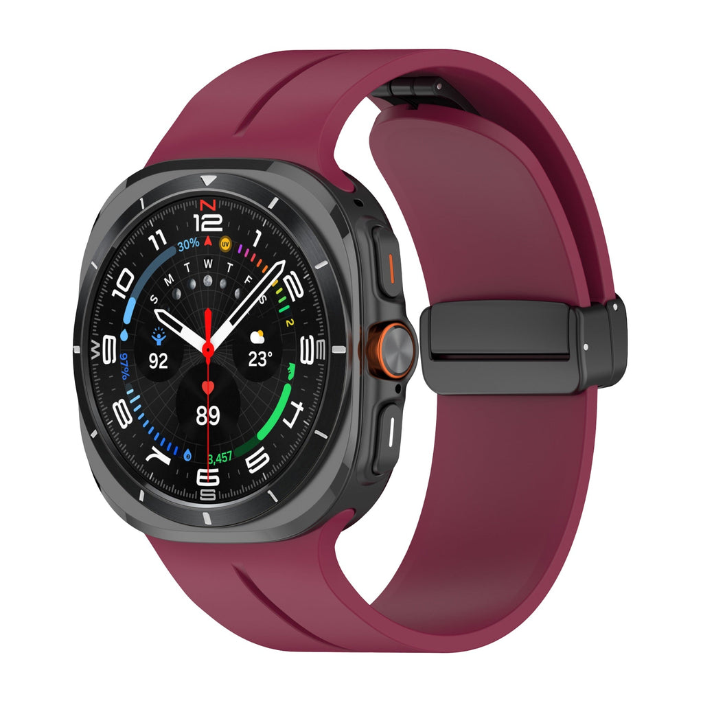 Bracelet en silicone magnétique, pour montre connectée, pour Samsung Galaxy Watch Ultra, modèle Likor - La Boutique du Bracelet