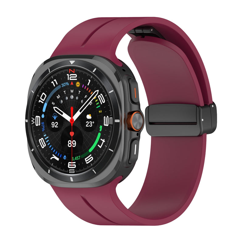Bracelet en silicone magnétique, pour montre connectée, pour Samsung Galaxy Watch Ultra, modèle Likor - La Boutique du Bracelet