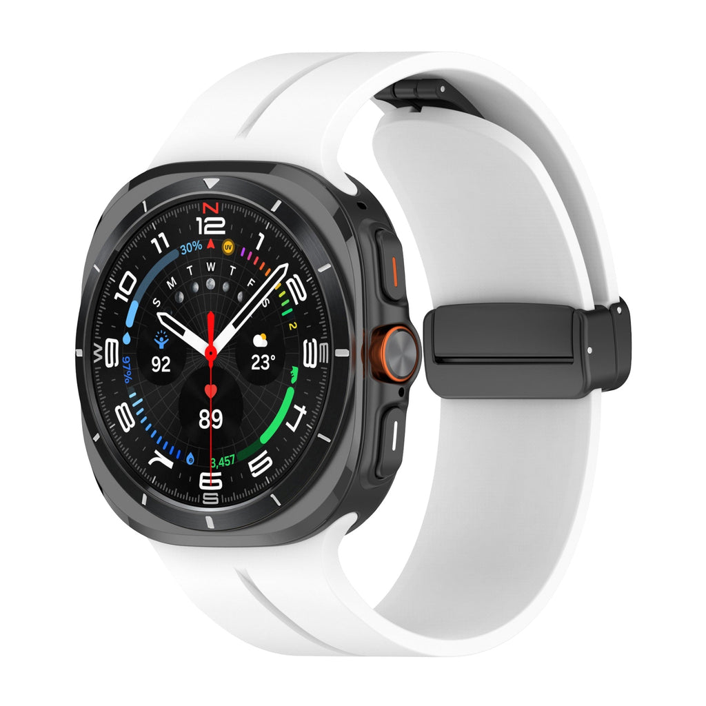 Bracelet en silicone magnétique, pour montre connectée, pour Samsung Galaxy Watch Ultra, modèle Likor - La Boutique du Bracelet