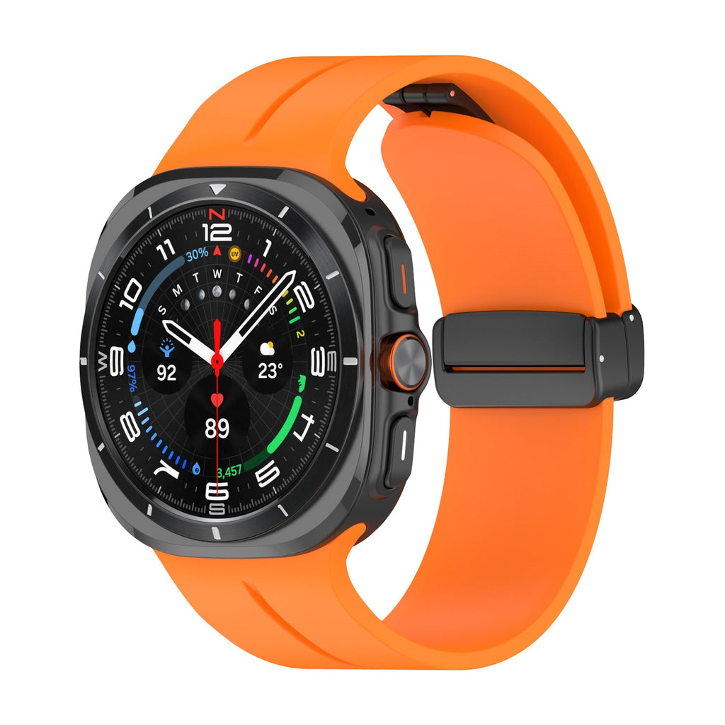 Bracelet en silicone magnétique, pour montre connectée, pour Samsung Galaxy Watch Ultra, modèle Likor - La Boutique du Bracelet