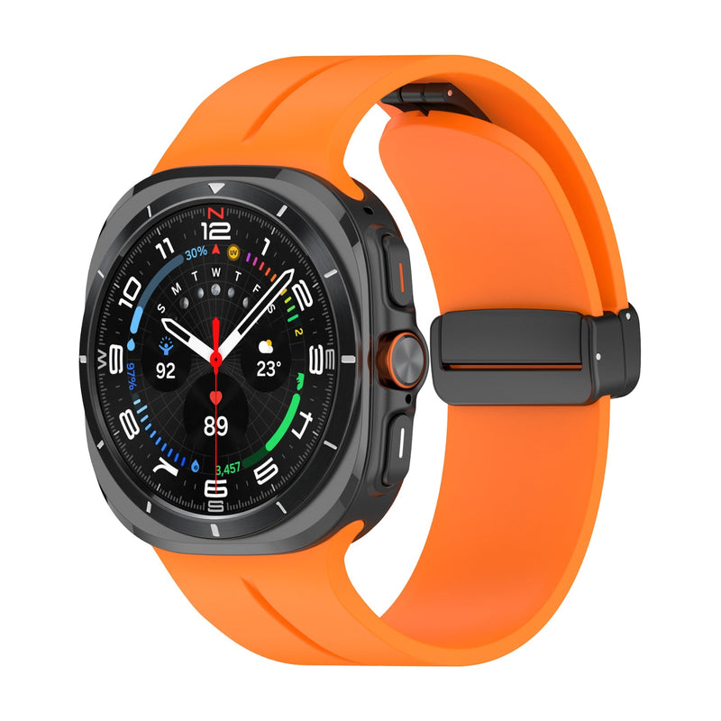 Bracelet en silicone magnétique, pour montre connectée, pour Samsung Galaxy Watch Ultra, modèle Likor - La Boutique du Bracelet