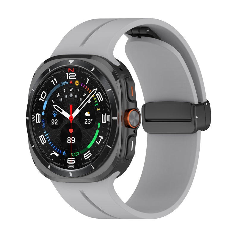 Bracelet en silicone magnétique, pour montre connectée, pour Samsung Galaxy Watch Ultra, modèle Likor - La Boutique du Bracelet