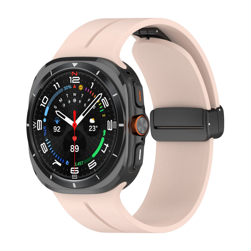Bracelet en silicone magnétique, pour montre connectée, pour Samsung Galaxy Watch Ultra, modèle Likor - La Boutique du Bracelet