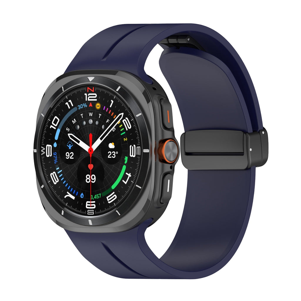 Bracelet en silicone magnétique, pour montre connectée, pour Samsung Galaxy Watch Ultra, modèle Likor - La Boutique du Bracelet