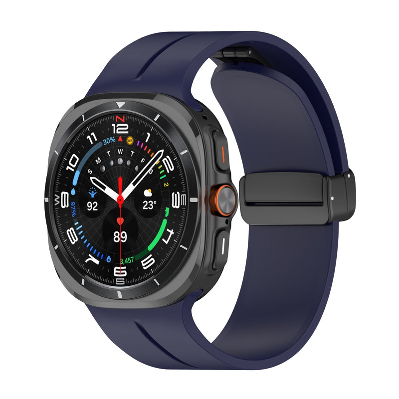 Bracelet en silicone magnétique, pour montre connectée, pour Samsung Galaxy Watch Ultra, modèle Likor - La Boutique du Bracelet