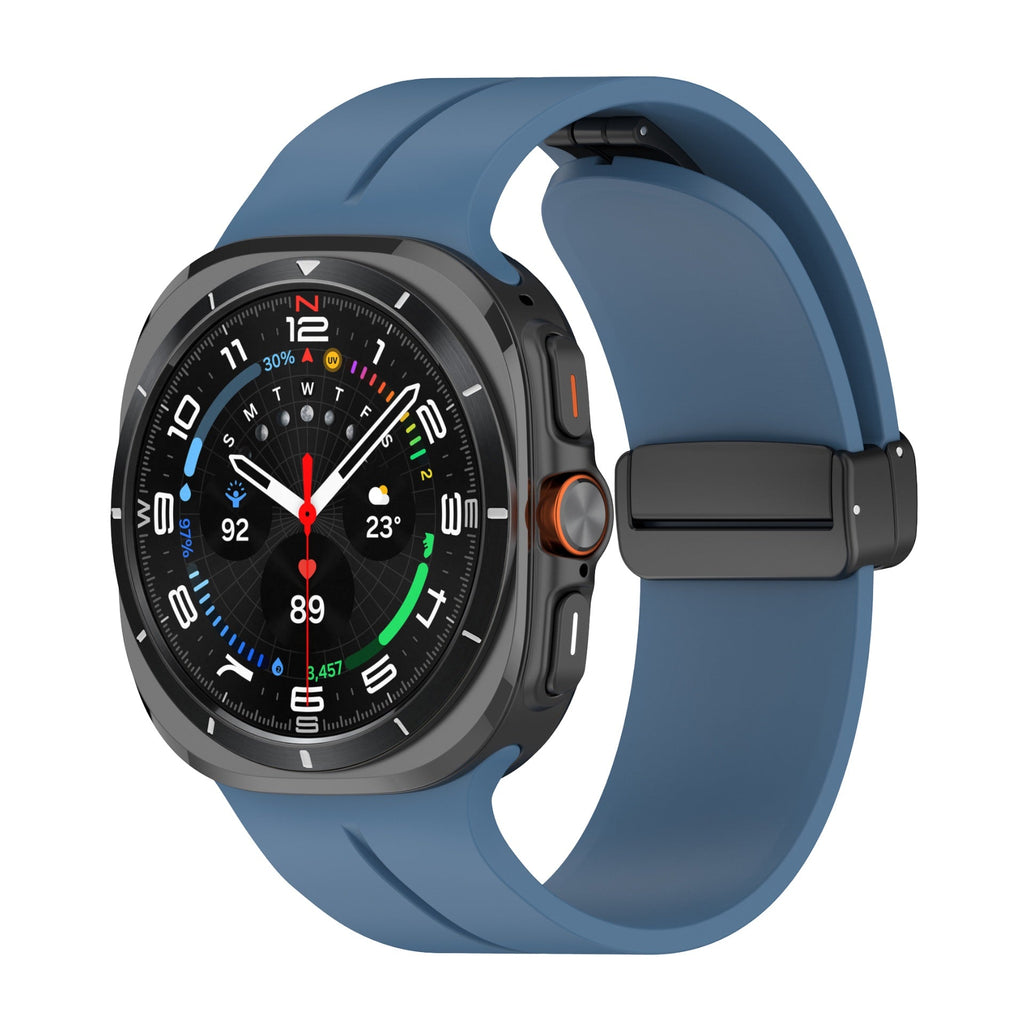 Bracelet en silicone magnétique, pour montre connectée, pour Samsung Galaxy Watch Ultra, modèle Likor - La Boutique du Bracelet