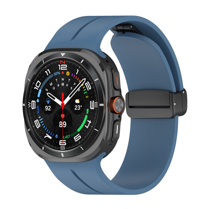 Bracelet en silicone magnétique, pour montre connectée, pour Samsung Galaxy Watch Ultra, modèle Likor - La Boutique du Bracelet