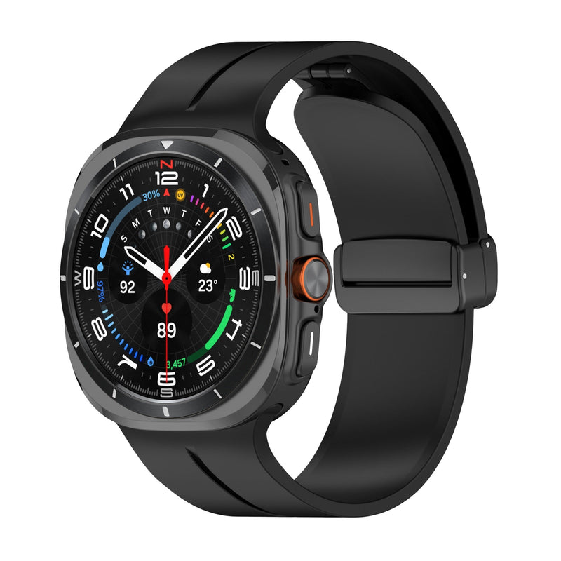 Bracelet en silicone magnétique, pour montre connectée, pour Samsung Galaxy Watch Ultra, modèle Likor - La Boutique du Bracelet