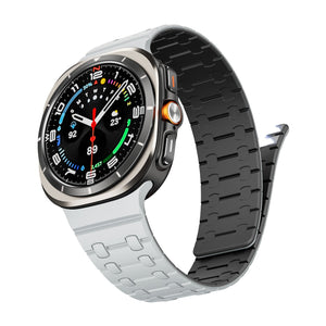 Bracelet en silicone magnétique, pour montre connectée, pour Samsung Galaxy Watch Ultra, modèle Tylor - La Boutique du Bracelet