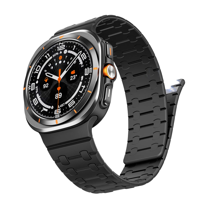 Bracelet en silicone magnétique, pour montre connectée, pour Samsung Galaxy Watch Ultra, modèle Tylor - La Boutique du Bracelet