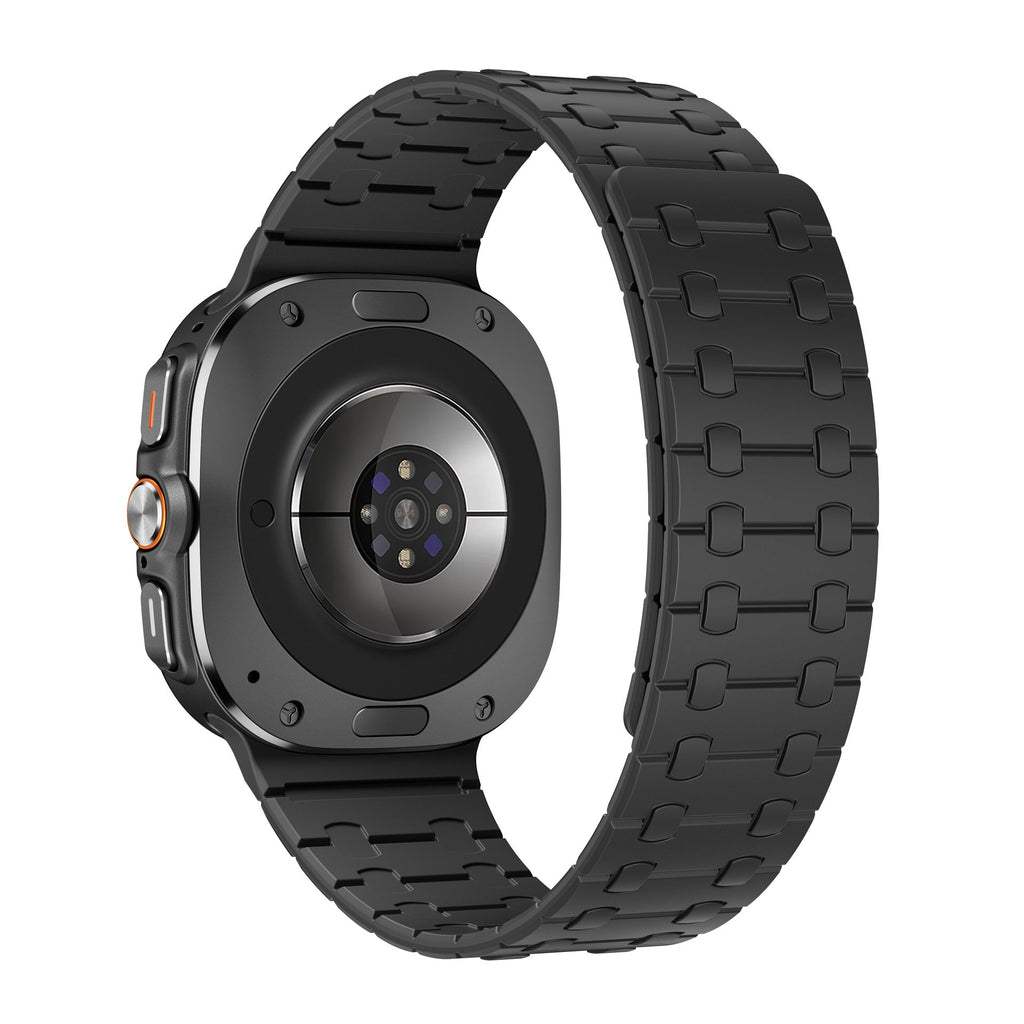 Bracelet en silicone magnétique, pour montre connectée, pour Samsung Galaxy Watch Ultra, modèle Tylor - La Boutique du Bracelet