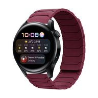 Bracelet en silicone renforcé, pour montre connectée, fermoir magnétique, pour Samsung Galaxy Watch, modèle Xanier - La Boutique du Bracelet