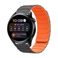 Bracelet en silicone renforcé, pour montre connectée, fermoir magnétique, pour Samsung Galaxy Watch, modèle Xanier - La Boutique du Bracelet