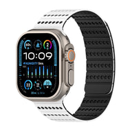 Bracelet en silicone respirant technique, fermoir magnétique, pour Apple Watch, ajustable, modèle Fatal - La Boutique du Bracelet