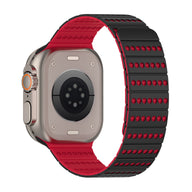 Bracelet en silicone respirant technique, fermoir magnétique, pour Apple Watch, ajustable, modèle Fatal - La Boutique du Bracelet