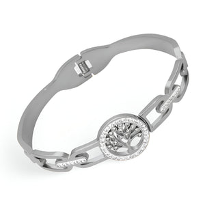 Bracelet en titane, pour femme, arbre de vie, modèle Riola - La Boutique du Bracelet