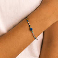 Bracelet fin en perles du Japon Miyuki, perle centrale, pour femme, modèle Kohana - La Boutique du Bracelet