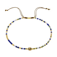 Bracelet fin en perles du Japon Miyuki, perle centrale, pour femme, modèle Kohana - La Boutique du Bracelet