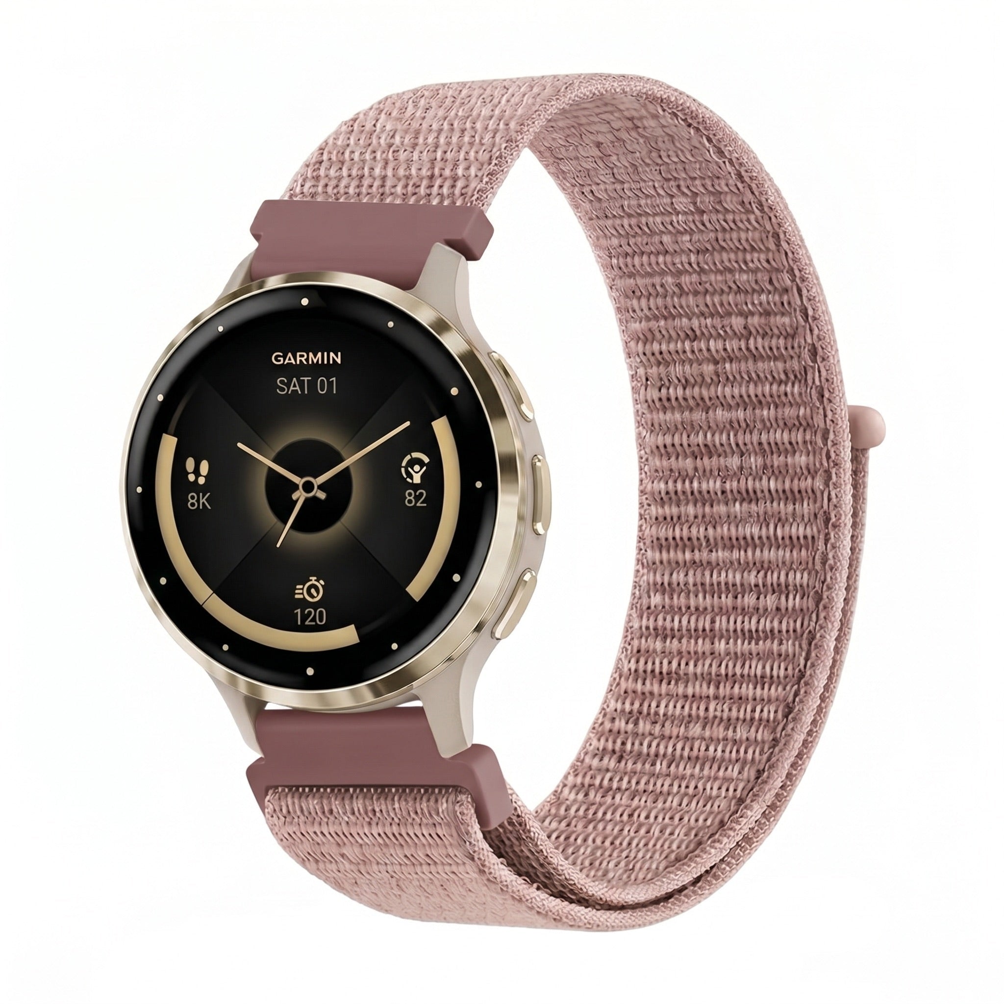 Bracelet Garmin Watch Quick Release et Ice Watch, montre nylon, boucle scratch ultra légère, compatible Garmin, style sport confortable, modèle Anstane