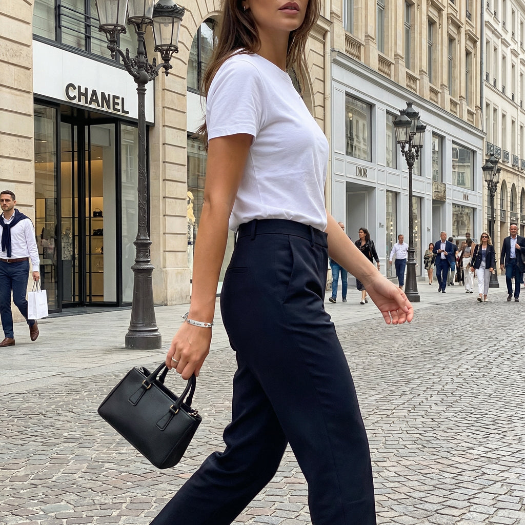 Bracelet gourmette personnalisée, en acier inoxydable, motif coeur, pour femme, modèle Marthe