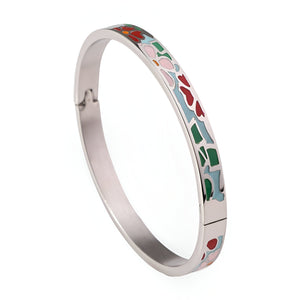 Bracelet jonc aux couleurs et motifs distinctifs, pour femme, modèle Sierra - La Boutique du Bracelet