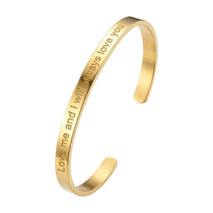 Stainless steel cuff bracelet, trendy look, for men, Vinz model