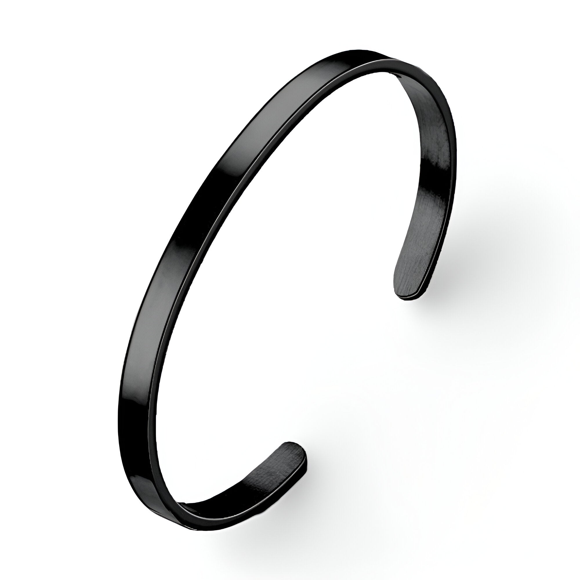 Bracelet jonc en acier inoxydable, look tendance, pour homme, modèle Vinz - La Boutique du Bracelet