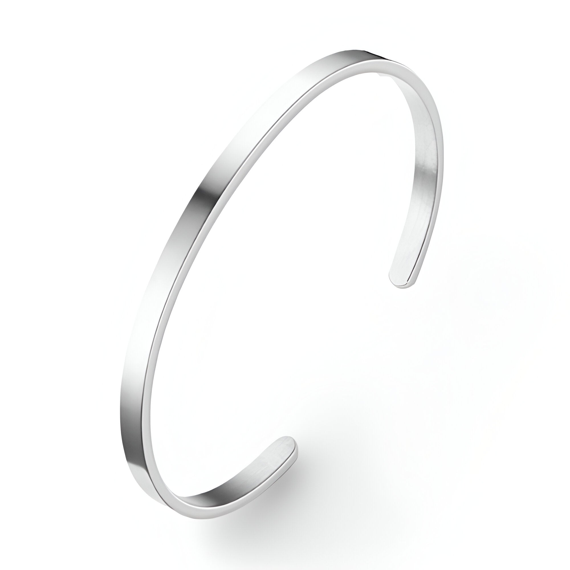 Bracelet jonc en acier inoxydable, look tendance, pour homme, modèle Vinz - La Boutique du Bracelet