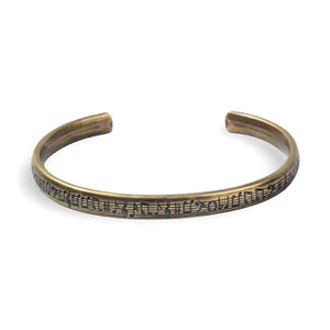 Bracelet jonc en acier inoxydable, notes de musique, mixte, modèle Suad - La Boutique du Bracelet