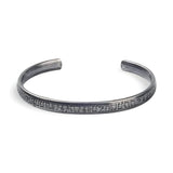 Bracelet jonc en acier inoxydable, notes de musique, mixte, modèle Suad - La Boutique du Bracelet